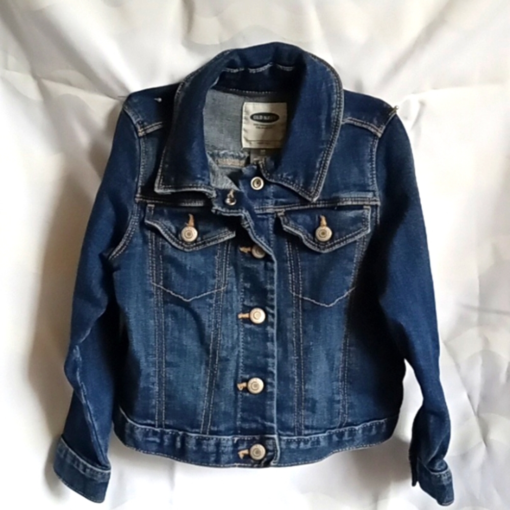 Old Navy size 2T button blue jean jacket